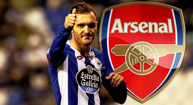 Lucas Perez,Arsenal,Deportivo