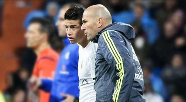 James Rodriguez,Zidane