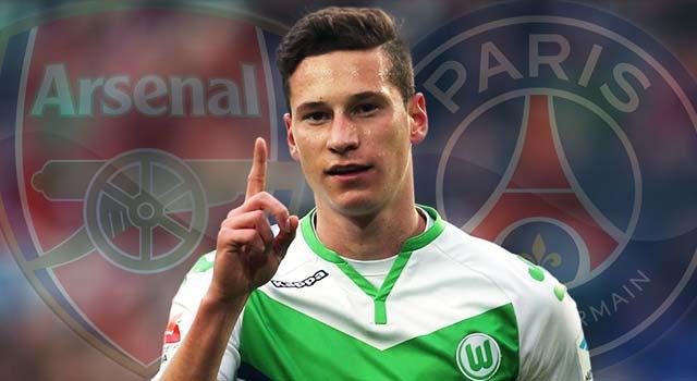 Julian Draxler,Wolfsburg,Arsenal,PSG