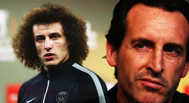 unai emery,David luiz,PSG,Chelsea