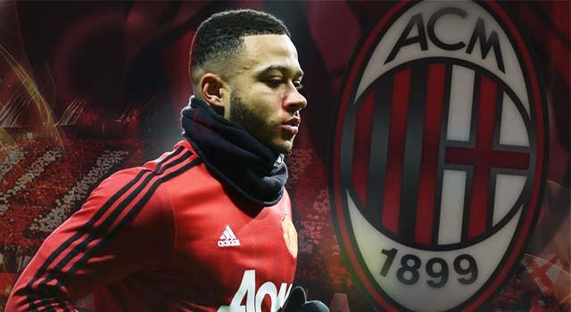 Ac Milan,Depay,Manchester United