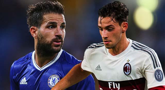 Cesc Fabregas,De Sciglio,Chelsea,Conte