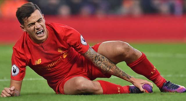 Philippe Coutinho,Liverpool,Injury