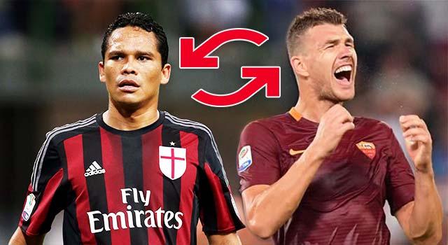 Dzeko,Bacca,AC Milan,Roma,Transfer