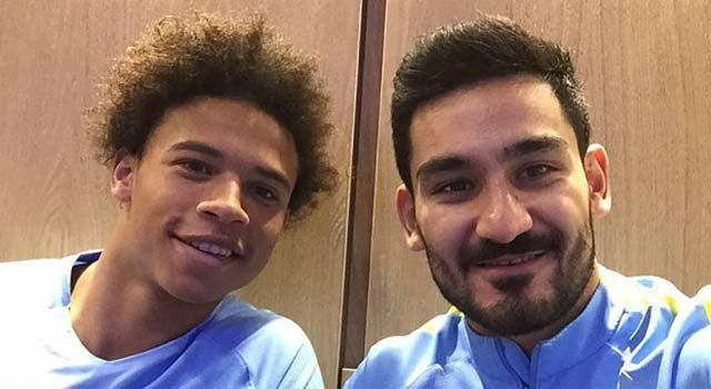 Leroy Sane,Ilkay Gundogan,Manchester City