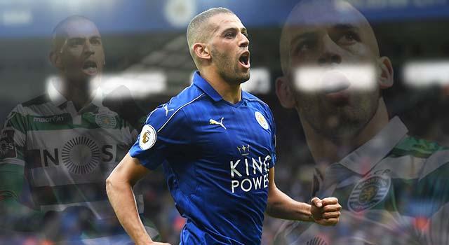 Islam Slimani,Leicester City,Sporting Lisbon