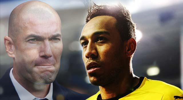 Aubameyang,Zidane,Real Madrid