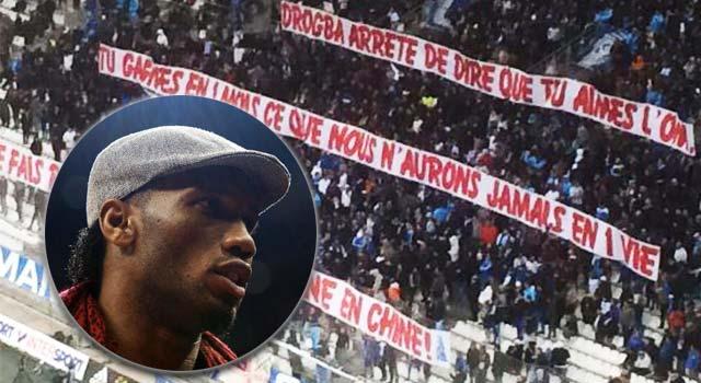 Drogba,Marseille ,Fans,Banner