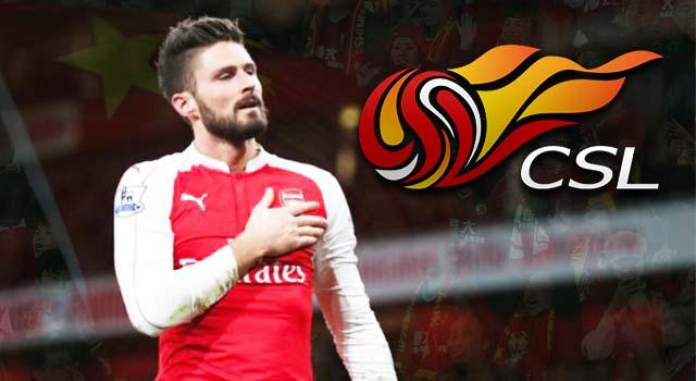 ชิรูด์,Olivier Giroud,Arsenal,Chinese Super League