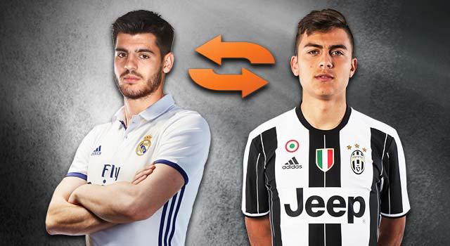 Morata,Dybala,Real Madrid,Juventus,Transfer