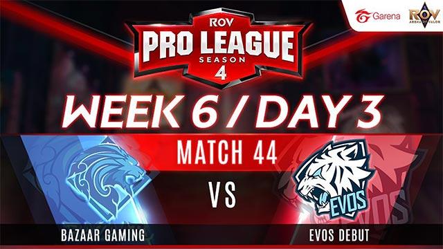 BAZAAR Gaming Vs EVOS Debut