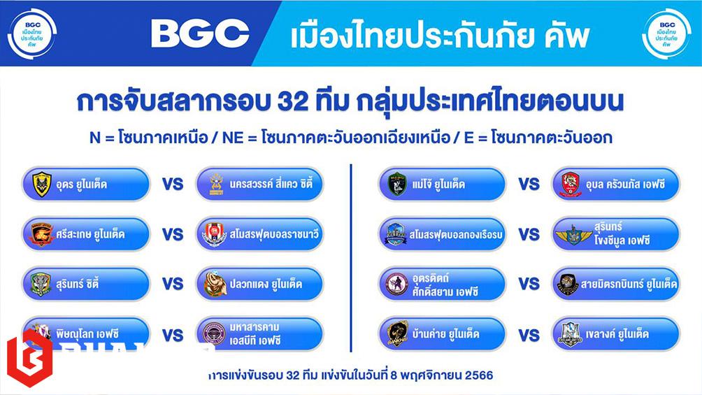 BGC เมืองไทยประกันภัย คัพ